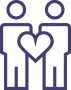 A group of diverse families with children and a heart, symbolising the support given for adoption in the UK